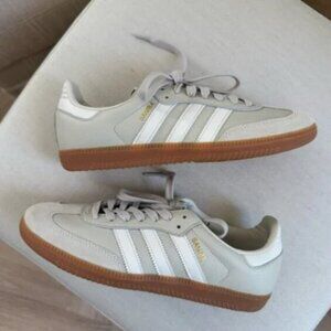 Adidas Samba OG Aluminum Gum Chalk White Beige